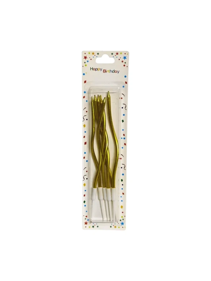 Nedi 17 Cm Spiral Mum 6"lı Altın 921g