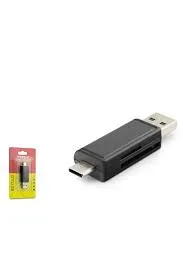 Hadron Hdx7026 Usb-a ve Type-c Girişli Sd Kart Okuyucu Adaptör