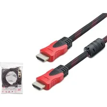 Hadron Hdx2022 15 Metre Hdmi Kablo Örgülü Siyah
