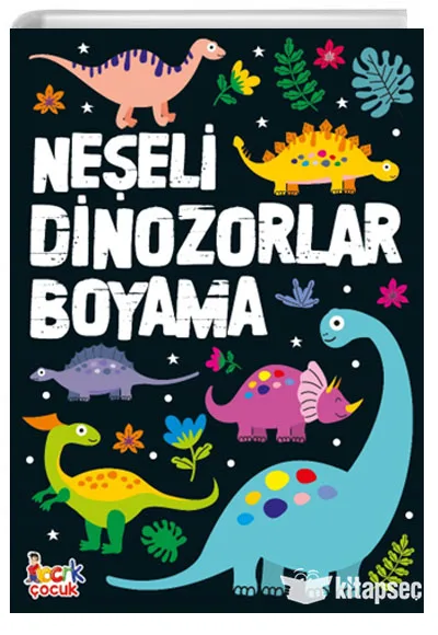 Neşeli Dinozorlar Boyama Kitabı - Bıcırık Yayınları