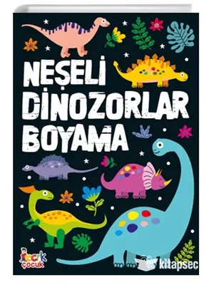Neşeli Dinozorlar Boyama Kitabı - Bıcırık Yayınları