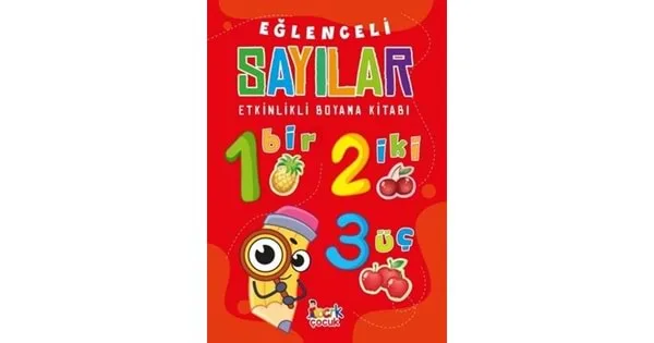 Eğlenceli Sayılar Etkinlikli Boyama Kitabı - Bıcırık Yayınları