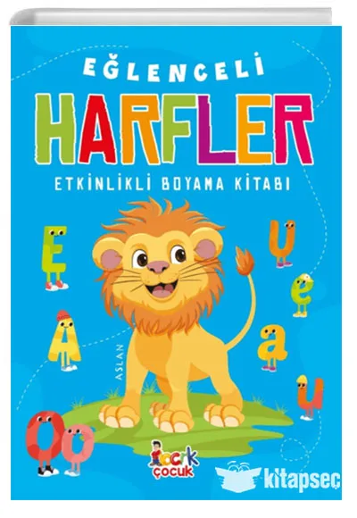 Eğlenceli Harfler Etkinlikli Boyama Kitabı - Bıcırık Yayınları