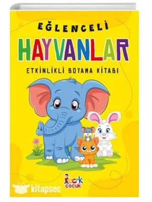 Eğlenceli Harfler Etkinlikli Boyama Kitabı - Bıcırık Yayınları