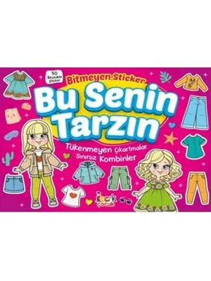 Bitmeyen Stıcker Benim Vücudum (50 Çıkartma) - Bıcırık Yayınları