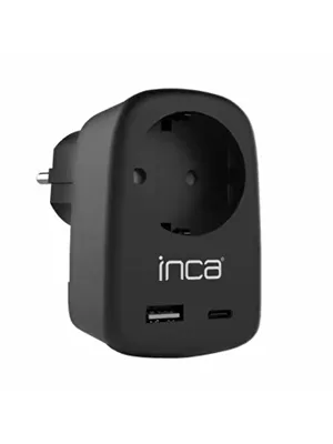 Inca Ipw-42sy Usb-a ve Type-c Girişli Duvar Tipi Soketli Grup Priz