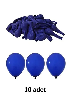 Balloons 12" Düz Renk Balon 10"lu Lacivert