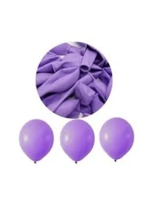 Balloons 12" Düz Renk Balon 10"lu Lila