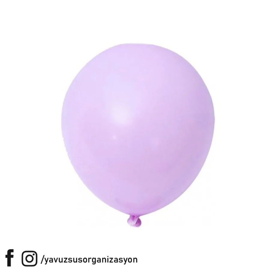 Balloons 12" Makaron Balon 10"lu Lila