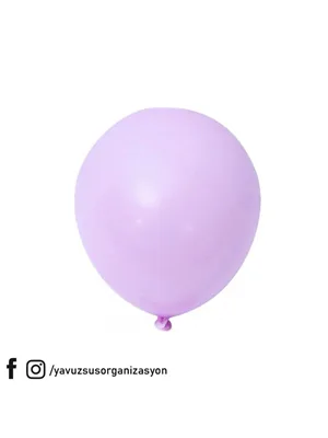 Balloons 12" Makaron Balon 10"lu Lila