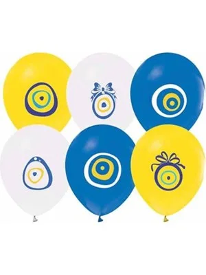Balloons 12" Makaron Balon 10"lu Karışık
