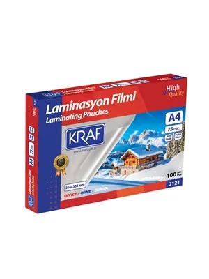 Kraf A4 150 Mic Laminasyon Filmi 100 Lü 2129