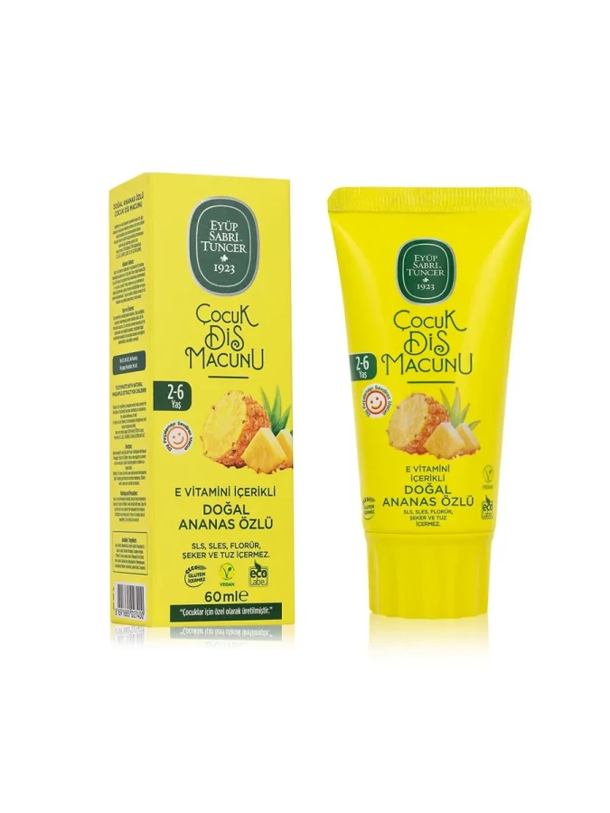 Eyüp Sabri Tuncer 60 Ml Diş Macunu Doğal Ananas Özlü Çocuk