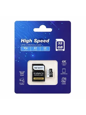 Elba High Speed A1 V30 U3 32 Gb Micro Sd Class 10 Hafıza Kartı