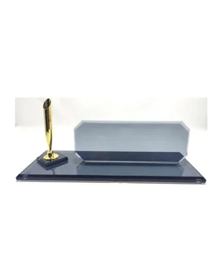 Sade Kristal Masa İsimliği Tek Kalemli Sm-534
