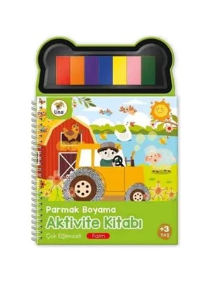 Lino Parmak Boyama Aktivite Kitabı Animal Lp-600