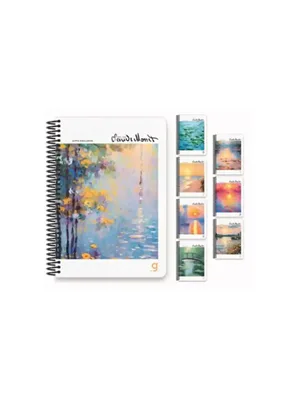 Gıpta Monet 17x24 Sert Kapak Spiralli Defter Çizgisiz 100 Yp 7007