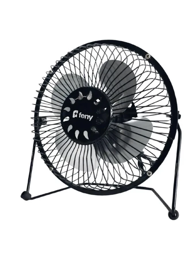 Feny Fn-f87 6" Mini Metal Masaüstü Fan Vantilatör Siyah