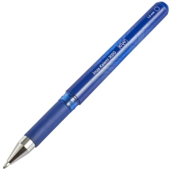Kraf 1.0 Mm Sıgn Pen İmza Kalem Mavi 302