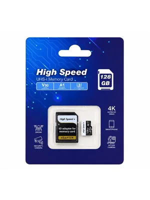 Elba High Speed A1 V30 U3 128 Gb Micro Sd Class 10 Hafıza Kartı