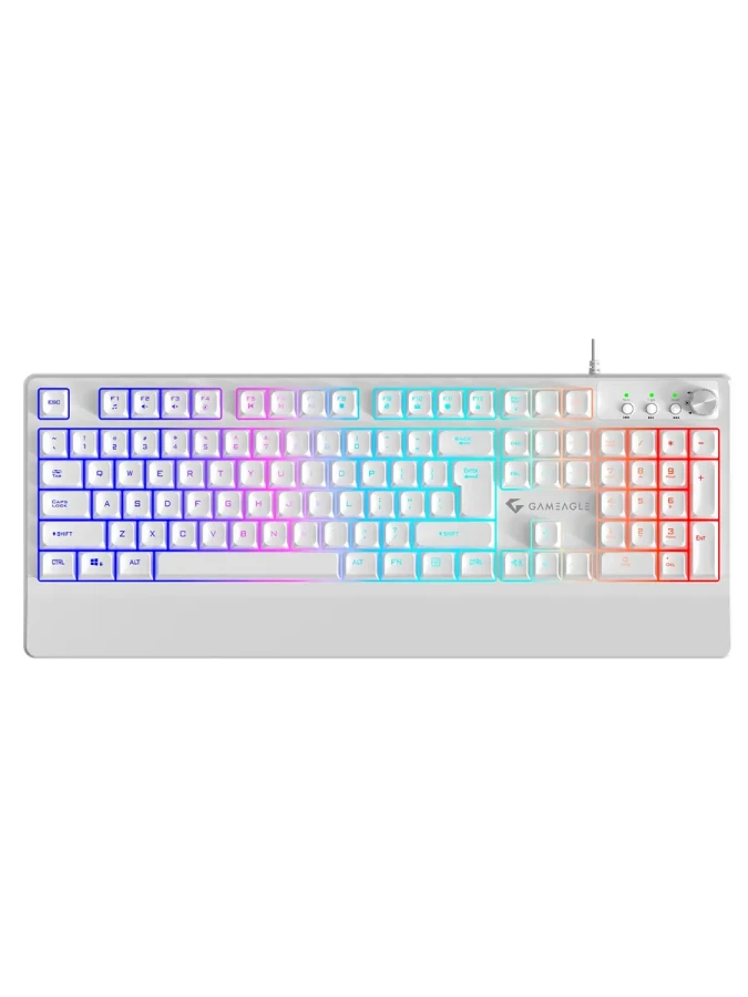 Gameagle Ge2008 Frost Blade Rgb Işıklı Beyaz Gaming Oyuncu Klavyesi