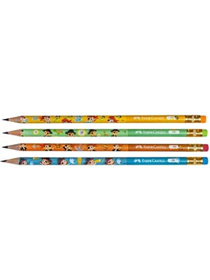 Faber Castell Desenli Pırates 2b Kurşun Kalem 5244000088
