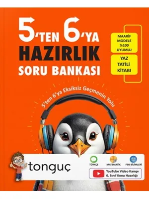 Tonguç Yay.- 5'den 6'ya Hazırlık Soru Bankası