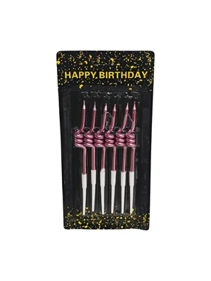 Nedi 11 Cm Burgulu Mum 6 "lı Mor 7163pu