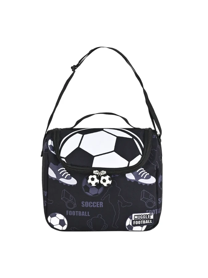 Bubbles Football Teams Siyah Beyaz Beslenme Çantası Mu-7320
