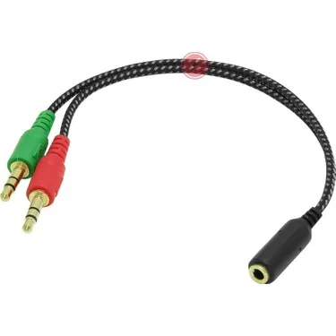 Frisby Fa-6624ac 2x3.5 Mm Streo Erkek To 3.5mm Dişi Streo Jack Dönüştürücü