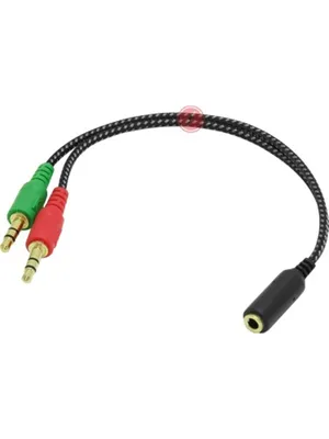 Frisby Fa-6624ac 2x3.5 Mm Streo Erkek To 3.5mm Dişi Streo Jack Dönüştürücü
