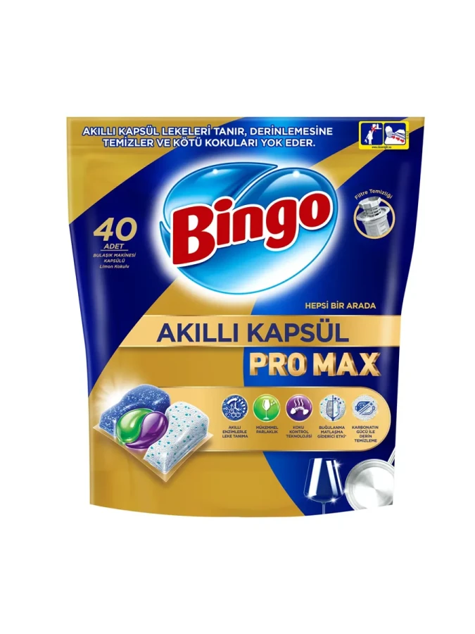 Bingo Bulaşık Makinası Kapsülü 40 Lı (akıllı Kapsül Pro Max)