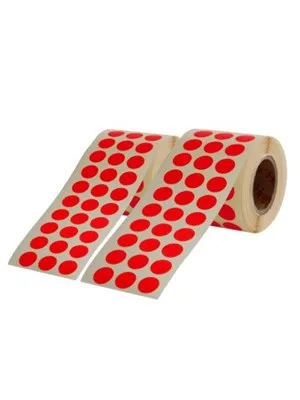 Herboy 10 Mm Nokta Etiket 4000"li Pembe