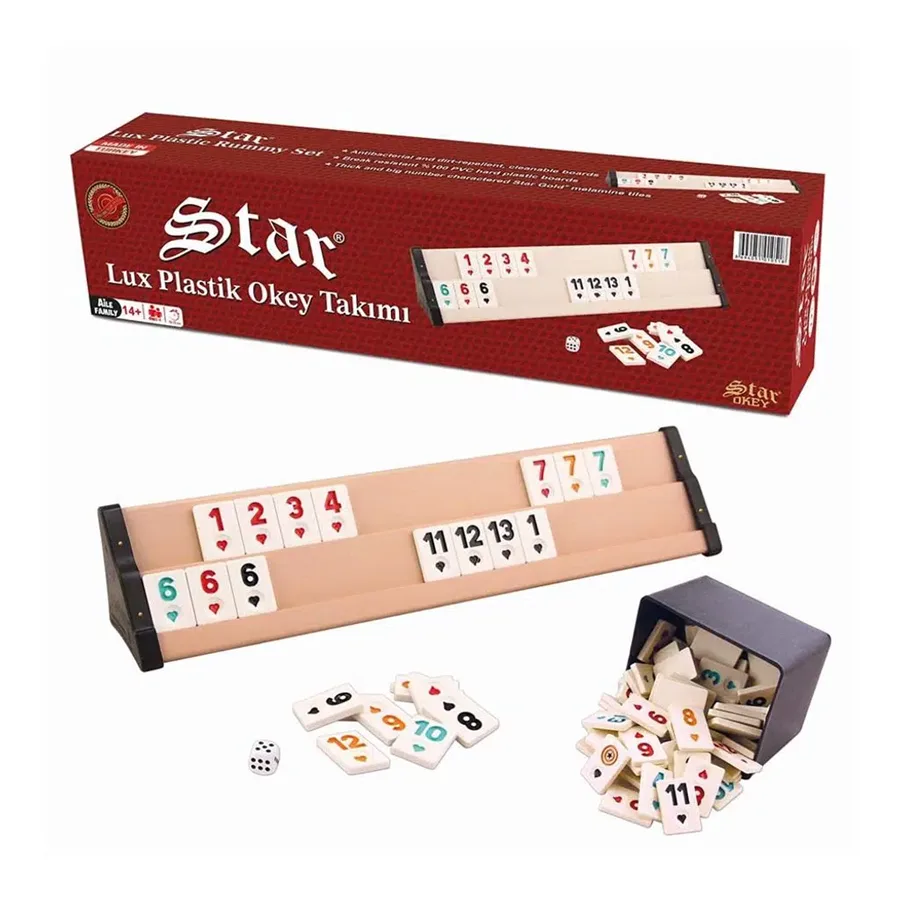 Star Lüx Plastik Okey Takımı 1010983