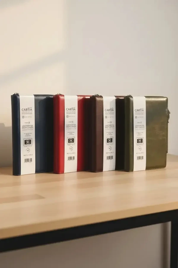 Cartıa 13x21 Defterli Cüzdan Kabı 2 Defter+ Kalem (a Model)
