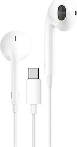 Hytech Hy-xbk57 Type-c Uyumlu Metal Beyaz Mikrofonlu Kulaklık