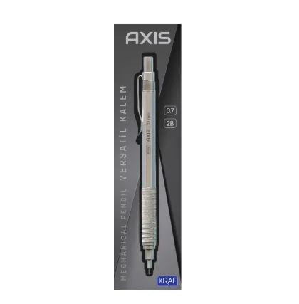 Kraf Axıs 0.7 Versatil Kalem Gümüş Mp-160