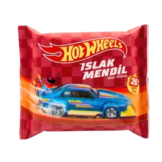 Hotwheels Mini Islak Mendil 20"li