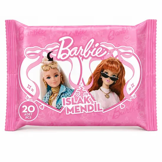Barbie Mini Islak Mendil 20"li