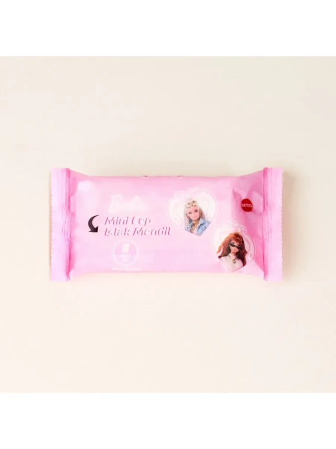 Barbie Mini Cep Tipi Islak Mendil 8"li