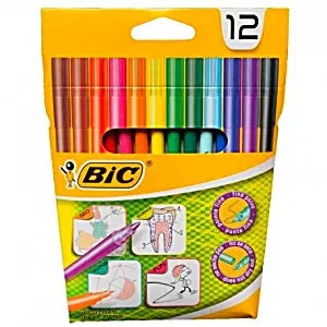 Bic Couleur Felt Pen Keçeli Boya Kalemi 12 Li 8969962