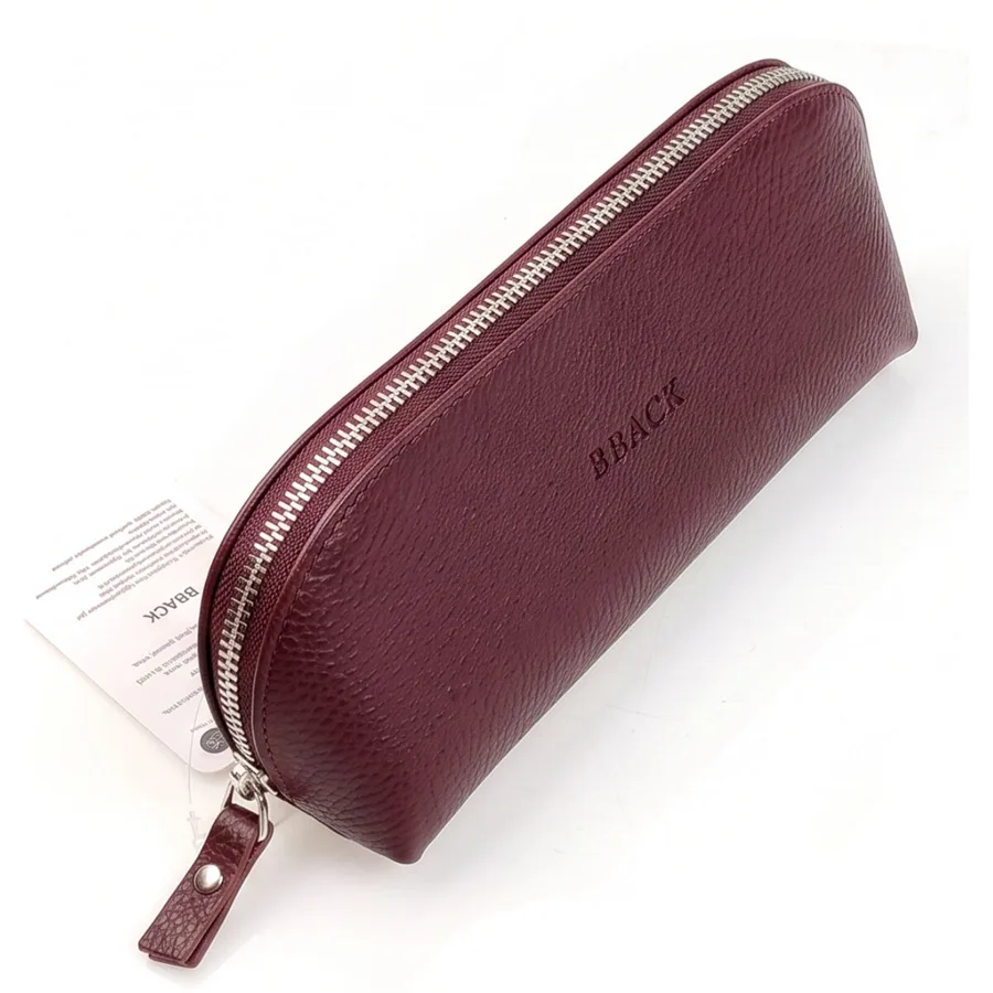 Bback Suni Deri Kalemlik Bordo 041
