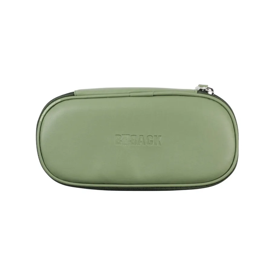 Bback Suni Deri Oval Kalemlik Mint Yeşili 327