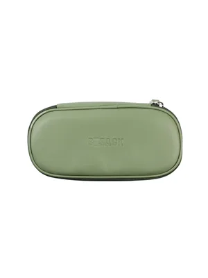 Bback Suni Deri Oval Kalemlik Mint Yeşili 327