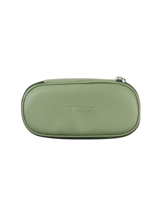 Bback Suni Deri Oval Kalemlik Mint Yeşili 327