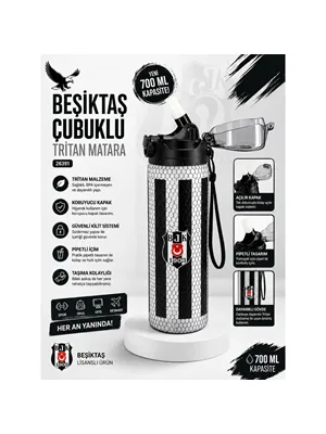 Me Beşiktaş Tritan Plastik Matara 26391