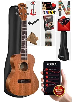 Midex Ukx-901m Açık Kahve Ukulele