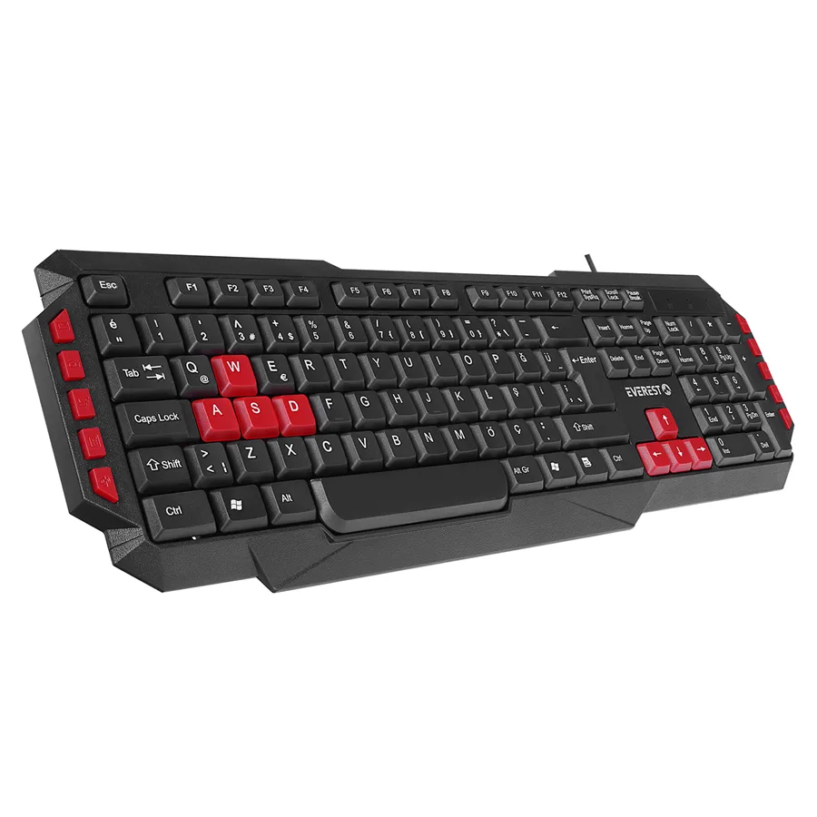 Everest Kb-g7 Armor Usb Q Gaming Kablolu Oyuncu Klavyesi