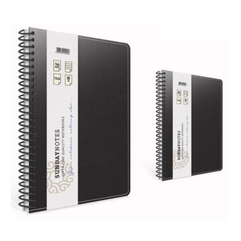 Gıpta Sunday Notes A4 Deri Kapak Spiralli Defter Kareli 140 Yp 5045