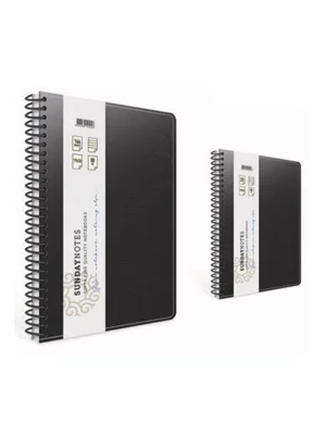 Gıpta Sunday Notes A4 Deri Kapak Spiralli Defter Kareli 140 Yp 5045